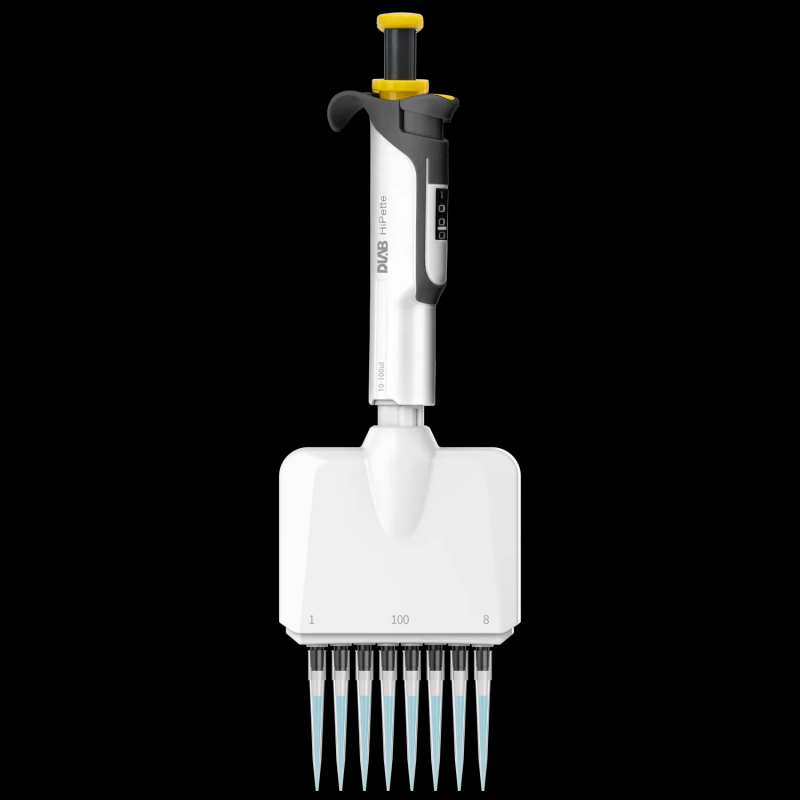 北京大龙HiPette 全消毒手动8道可调式彩色移液器